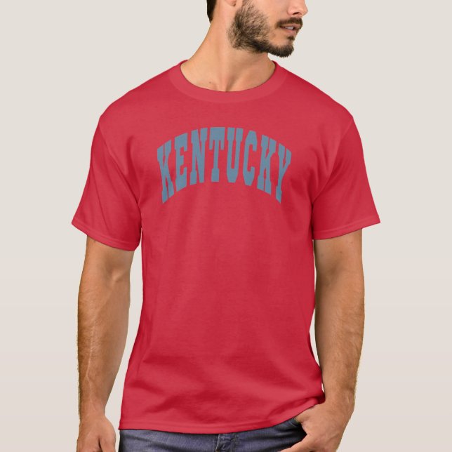 Kentucky Varsity Letting Design T-Shirt (Vorderseite)