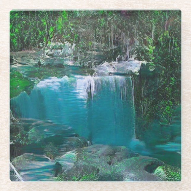 Kentucky Waterfall Untersetzer (Vorderseite)