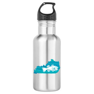 Kentucky Wave Fishing Edelstahlflasche
