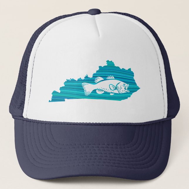 Kentucky Wave Fishing Truckerkappe (Vorderseite)