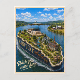 Kentucky | Wish You Were Here | State-Serie Postkarte