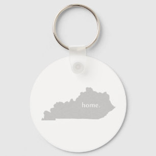 Kentucky-Zuhause-Silhouette-Staatskarte Schlüsselanhänger