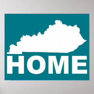 Kentucky Zuhause weg vom Staat Poster-Zeichen Poster