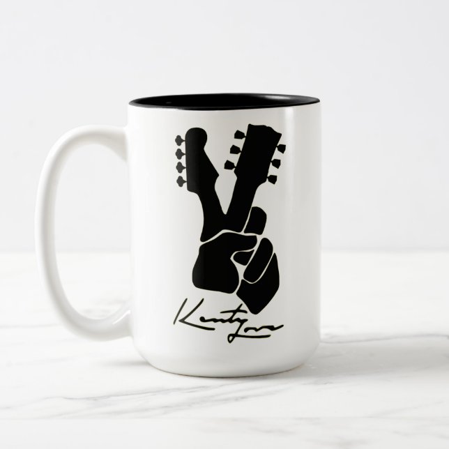 Kenty Liebe-Kaffee-Tasse Zweifarbige Tasse (Links)