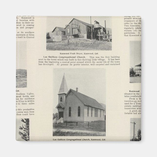 Kenwood, California Magnet (Vorne)