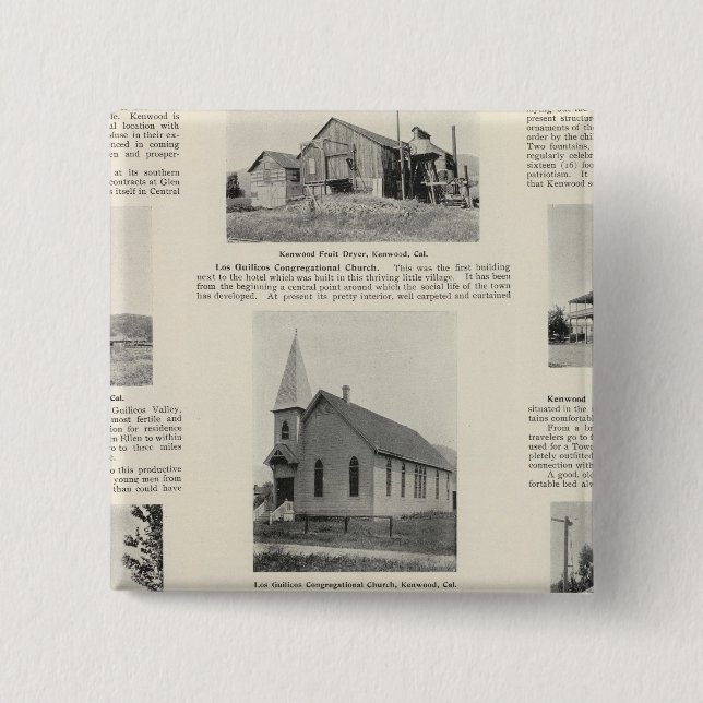 Kenwood, Kalifornien Button (Vorderseite)