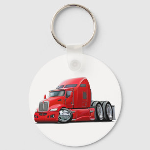 Kenworth 660 Red Truck Schlüsselanhänger