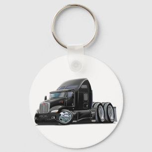 Kenworth 660 schwarzer LKW Schlüsselanhänger