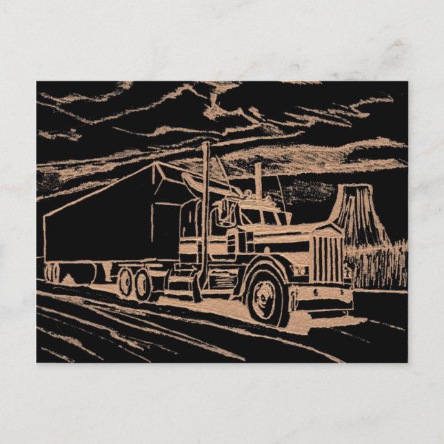 Kenworth Postkarte (Vorderseite)