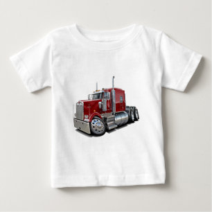 Kenworth w900 kastanienbrauner LKW Baby T-shirt