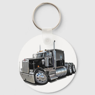 Kenworth w900 schwarzer LKW Schlüsselanhänger