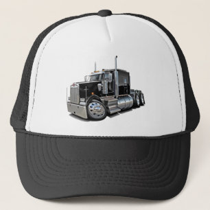 Kenworth w900 schwarzer LKW Truckerkappe