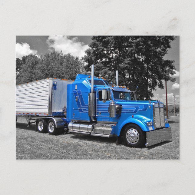 Kenwroth W900L Blue Postcard Postkarte (Vorderseite)