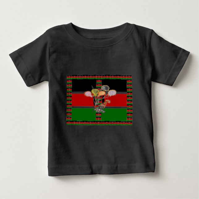 Kenya Birthday Baby T-shirt (Vorderseite)