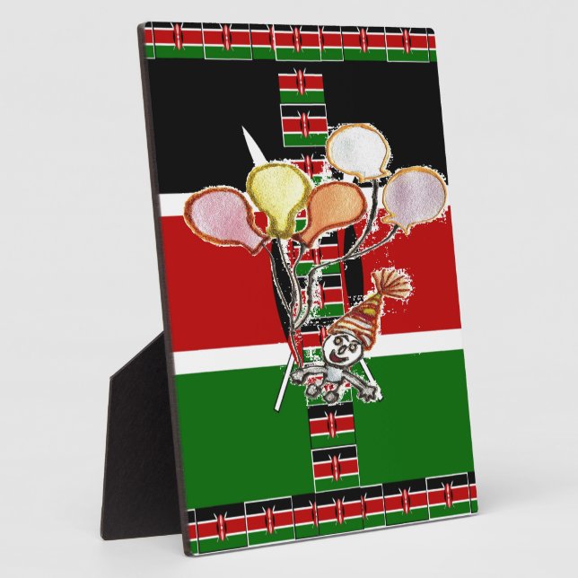 Kenya Birthday Fotoplatte (Seite)