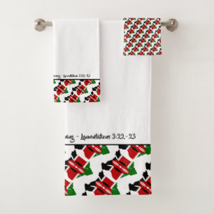 KENYA Christliche MERCIES VON Custom GOD Badhandtuch Set
