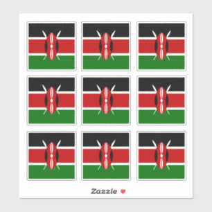 Kenya Drapeau autocollant & Kenya Voyage de pays /