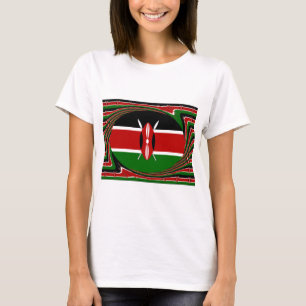 Kenya Flag Art - Patriotic & Modern Design T-Shirt