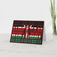Kenya Flag Geburtstagskarte