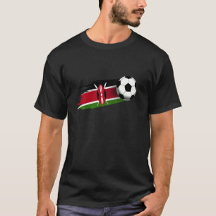 Kenya Flag Jersey Kenyan Soccer Team Kenyan 1 T-Shirt