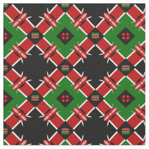 Kenya Flag & Kenya Trendy Fabric /mode Stoff