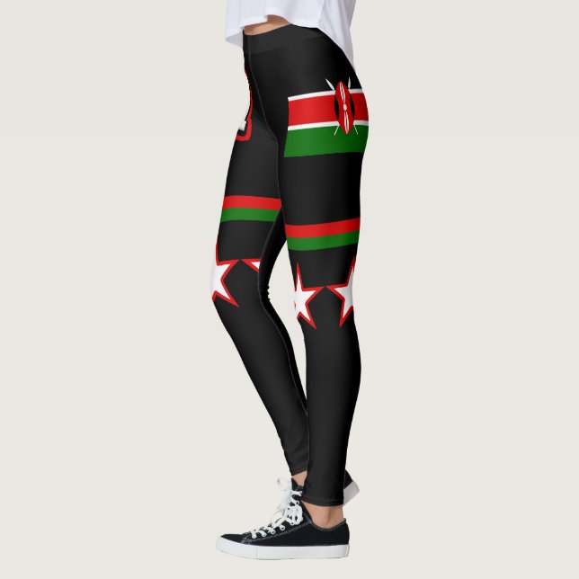 Kenya Flag Leggings (Links)