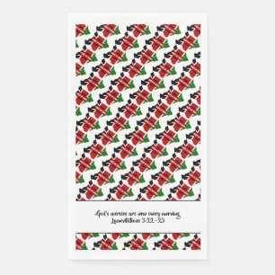 KENYA FLAG mit Christlicher Schrift Serviette