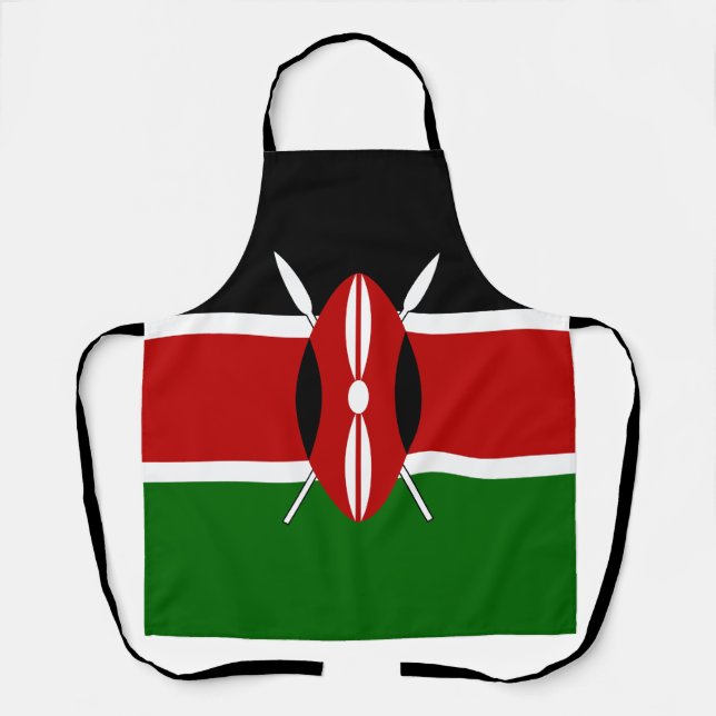 Kenya Flag Schürze (Vorderseite)