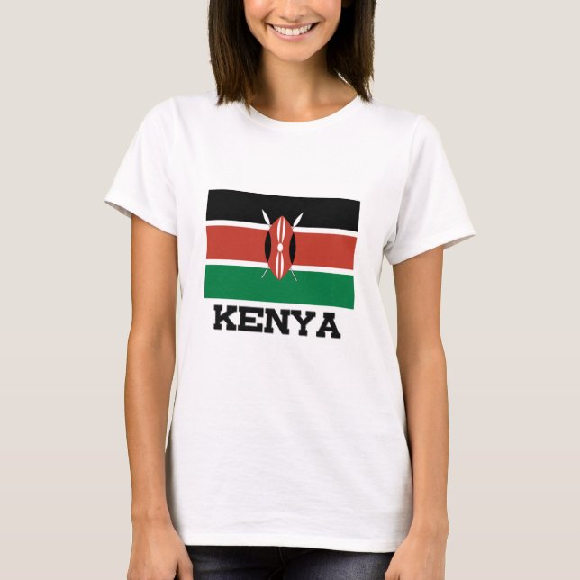 Kenya Flag T-Shirt (Vorderseite)