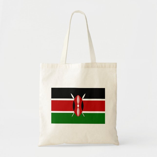 Kenya Flag Tragetasche (Vorne)