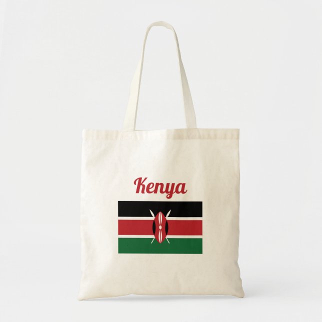 Kenya Flag Tragetasche (Vorne)
