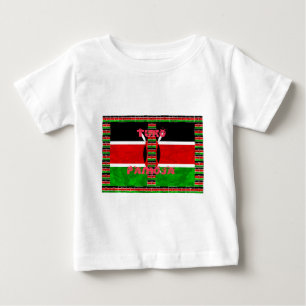 Kenya-Flagge: Tuko Pamoja - Design der Einheit Baby T-shirt