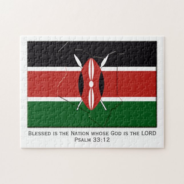 KENYA | Gesegnete Nation | KENYAN FLAG (Horizontal)
