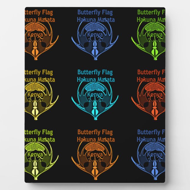 Kenya Hakuna Matata Fotoplatte (Vorderseite)