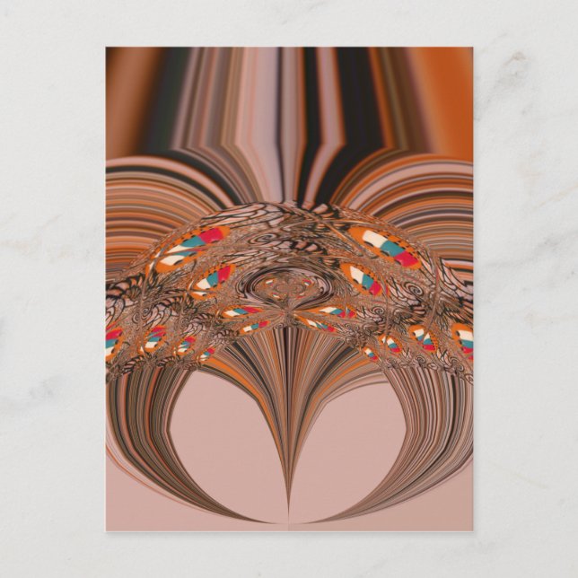 Kenya HakunaMatata Tradition Farbdesigns.png Postkarte (Vorderseite)