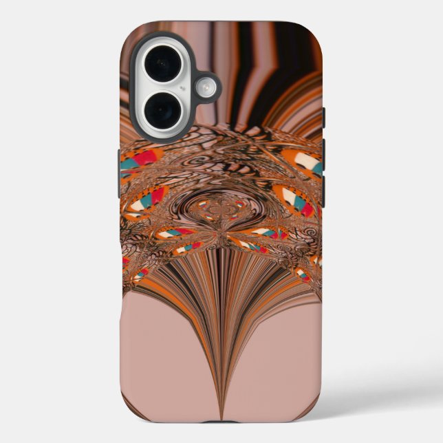 Kenya HakunaMatata Tradition Farben Designs. iPhone 16 Hülle (Rückseite)