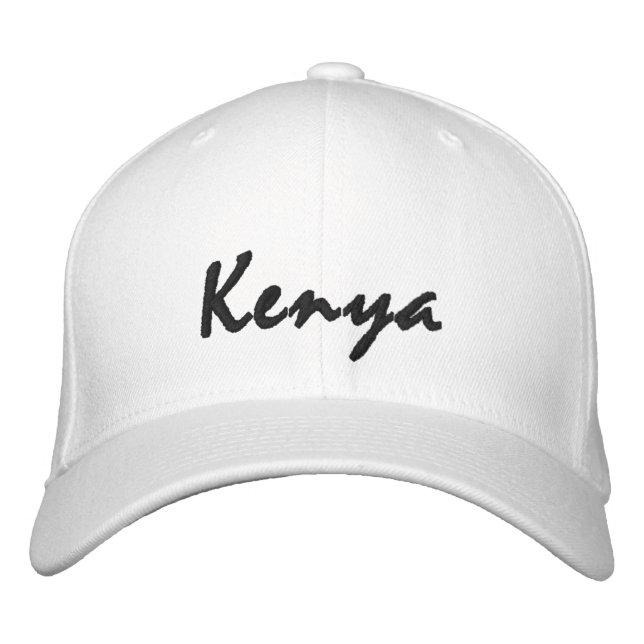 Kenya hat Custom Bestickte Kappe (Vorderseite)