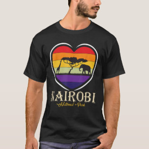 Kenya National Park Nairobi Safari Afrika Serenget T-Shirt
