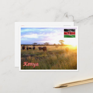 Kenya - Panorama - Postkarte