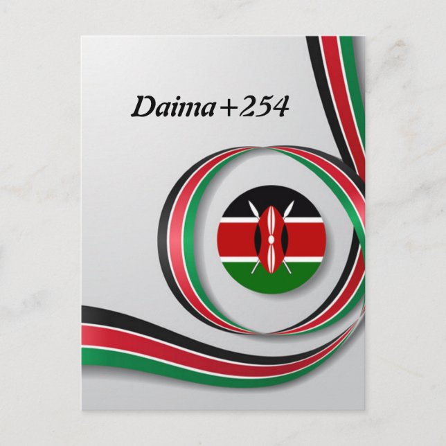 Kenya Postcard Postkarte (Vorderseite)