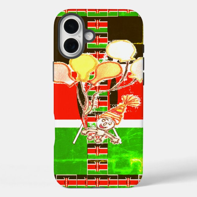 Kenya Raha iPhone 16 Plus Hülle (Rückseite)