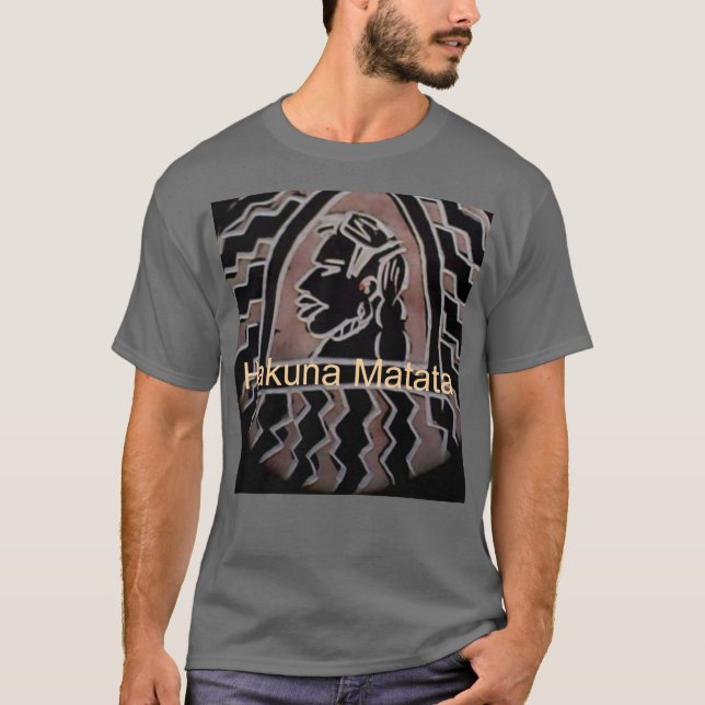 Kenya Raha Make it Kenyan Men's grundlegende T-Shi T-Shirt (Vorderseite)