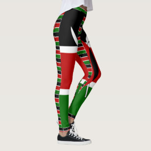Kenya schöne phantastische schöne schöne Rennstrei Leggings