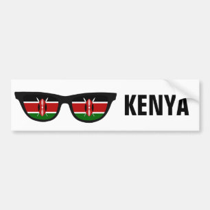 Kenya Shades benutzerdefinierte Text- und Autoaufk Autoaufkleber