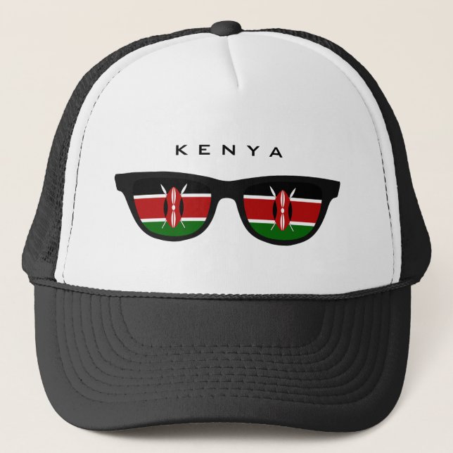 Kenya Shades Zollhüte Truckerkappe (Vorderseite)