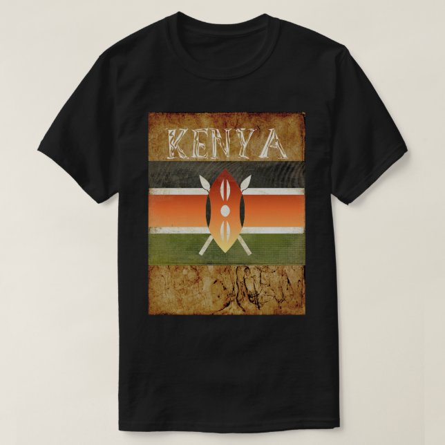 Kenya T - Shirt Souvenir (Design vorne)