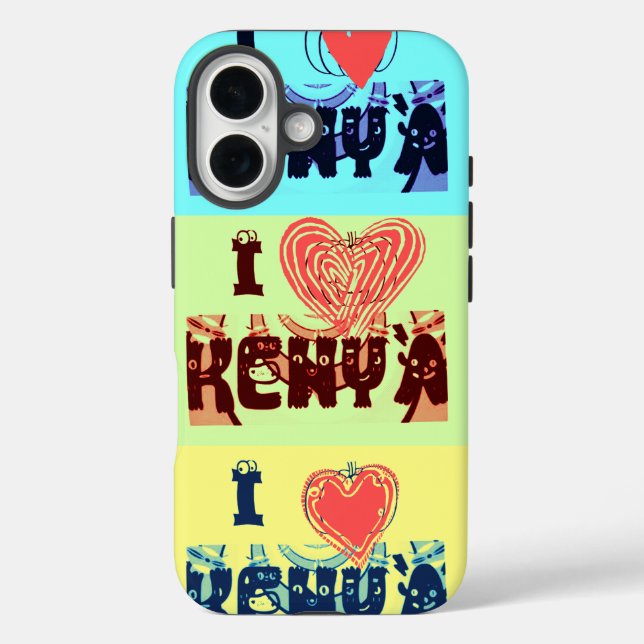 Kenya Travel Souvenir Pop Art Collection title_seo2 (Rückseite)