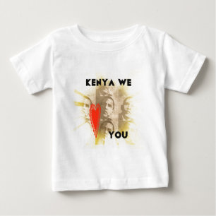 Kenya Wir Liebe Sie Baby T-shirt