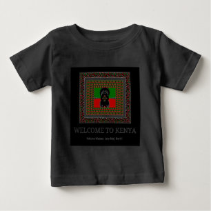 Kenyan Celebration: Ein herzlicher Empfang Kenias Baby T-shirt