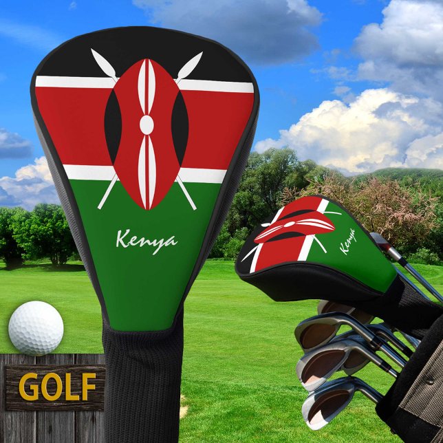 Kenyan Flag & Golf Kenya Sport Covers /Clubs Golf Headcover (Von Creator hochgeladen)